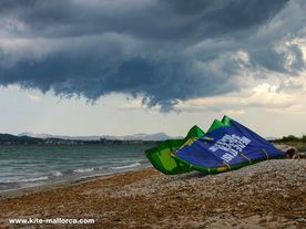 Fotos von Kitesurfer bei Kite-Mallorca