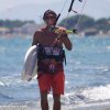 Smiling after a nice kitesurf session