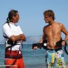 Gerhard preparing to go to the water